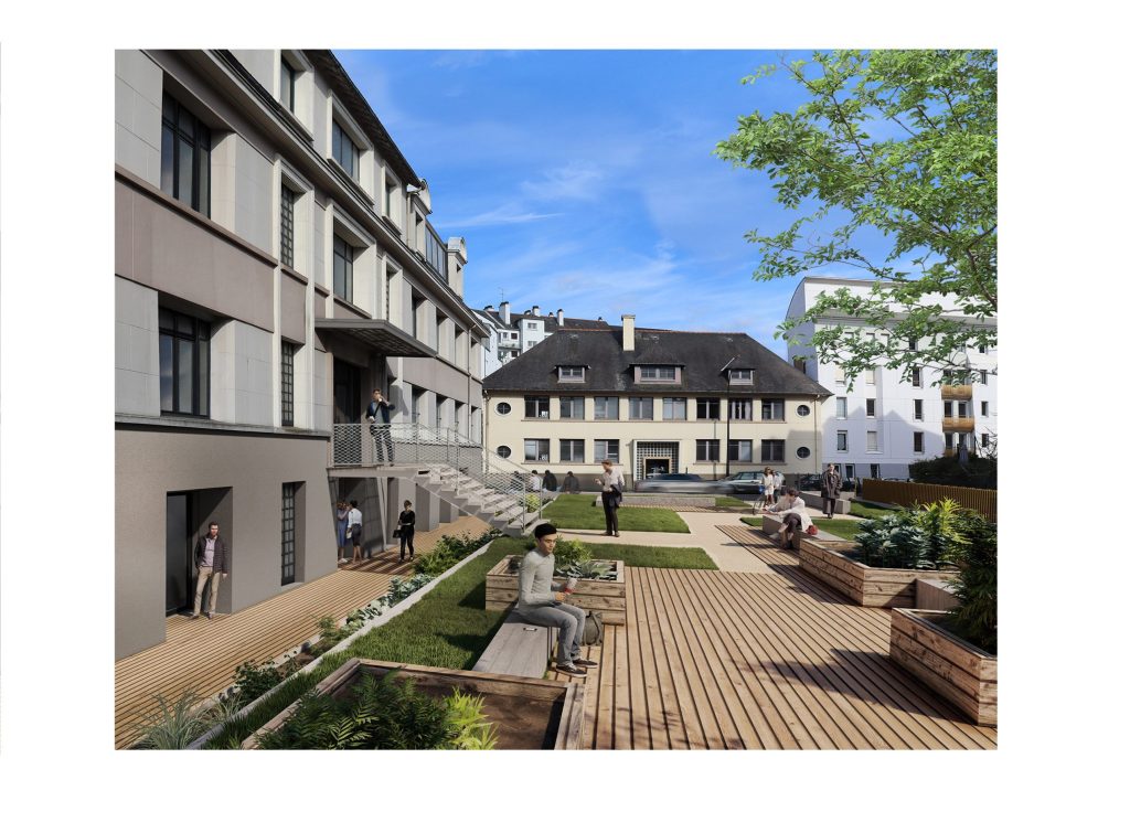 CAMPUS RENNES inseec exterieur